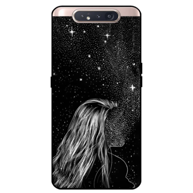 کاور گوشی موبایل مگافون طرح دخترانه مدل 8264 مناسب سامسونگ Galaxy A80