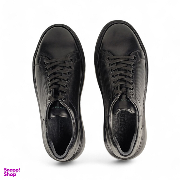 کفش راحتی زنانه چرم کاکتوس کد ws1058 رنگ مشکی