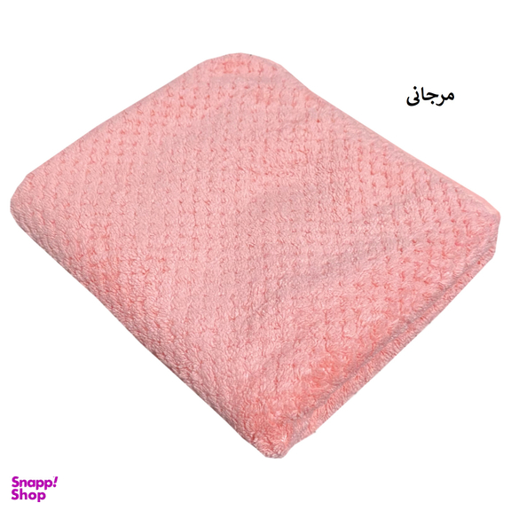 حوله دستی شایسته مدل نسترن سایز 35×75 سانتی متر