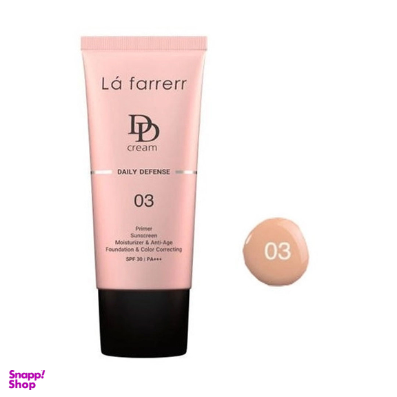 دی دی کرم رنگی لافارر SPF30 مدل 03 Natural rose مناسب انواع پوست حجم 33 میلی لیتر