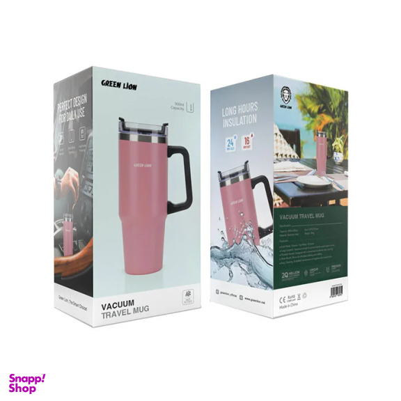ماگ سفری گرین لاین مدل Vacuum travel گنجایش 380 میلی لیتر