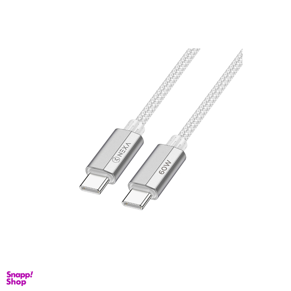 کابل شارژ 60 وات Type-C نکسا مدل L72 طول 1.2 متر