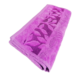 حوله دستی ارغوان مدل یاپراق سایز 80×40 سانتی‌متر