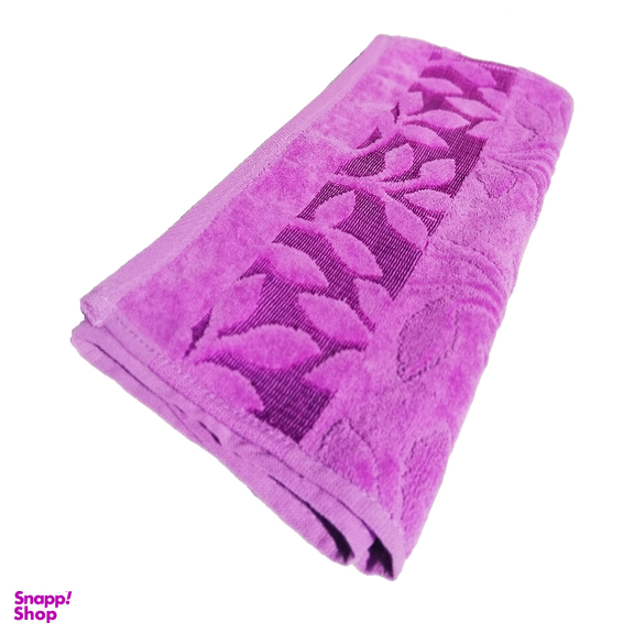 حوله دستی ارغوان مدل یاپراق سایز 80×40 سانتیمتر