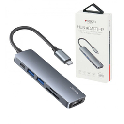 هاب 6 پورت USB-C یسیدو مدل HBII