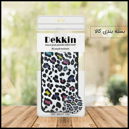 کاور دکین مدل Rikki طرح Leopard - C مناسب برای گوشی موبایل سامسونگ Galaxy A02s به همراه پایه نگهدارنده