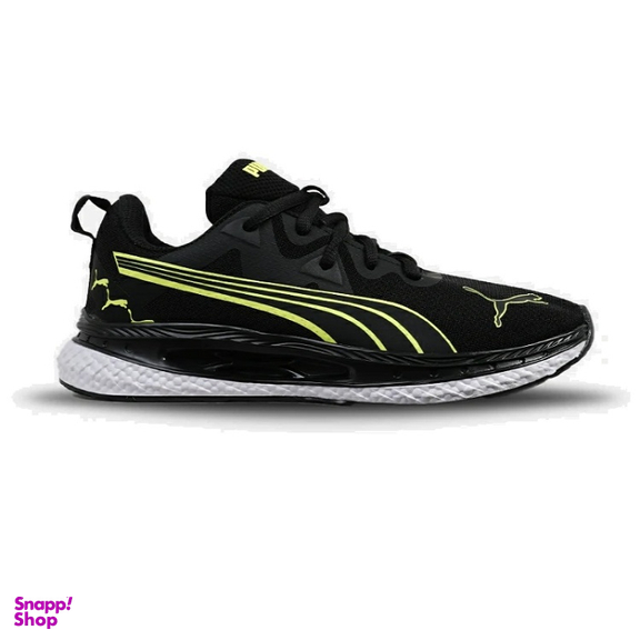 کفش کتانی طرح پوما کد 5442 رنگ مشکی سبز