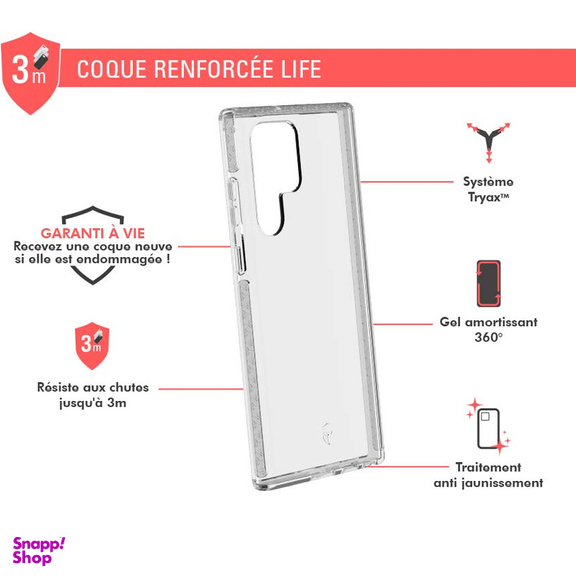 کاور فورس مدل FCLIFENGS22UT Life مناسب برای گوشی موبایل سامسونگ Galaxy S22 Ultra 5G