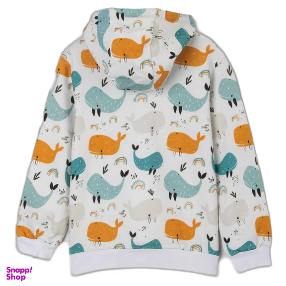 ست هودی و شلوار بچگانه گیزولان مدل نهنگ