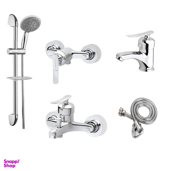 ست شیرآلات حکمت نشان مدل چکاوک مجموعه 5 عددی