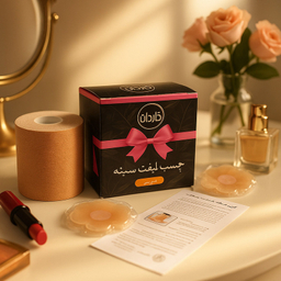 چسب لیفت سینه کاردان مدل 5417 به همراه 2 عدد محافظ سیلیکونی