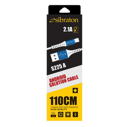 کابل تبدیل USB به MicroUSB سیبراتون مدل S225A طول 1.1 متر