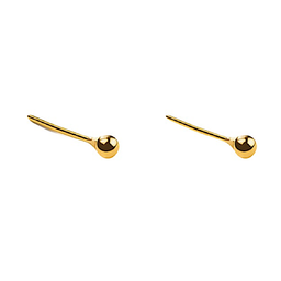 گوشواره میخی طلا 18 عیار زنانه مدل گوی طلا تی گلد کد 00199