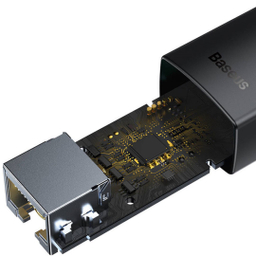 کابل تبدیل USB به پورت شبکه RJ45 LAN بیسوس مدل Lite Series WKQX000101