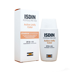 کرم ضد آفتاب رنگی ایزدین مدل Active Unify Color حجم 50 میلی لیتر
