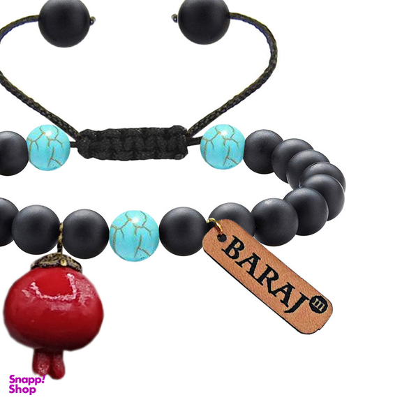 دستبند زنانه باراج من مدل فیروزه و انار کد F-AF32
