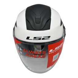 کلاه کاسکت ال اس تو کد Ls2 of 570 verso matt black white
