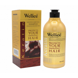 شامپو مو ویلایس مدل Keratin حجم 550 میلی لیتر