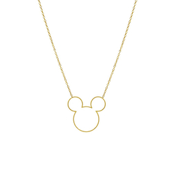 گردنبند طلا 18 عیار زنانه زنجیر حلقه ای فلامینگو گلد گالری لیبرا مدل میکی