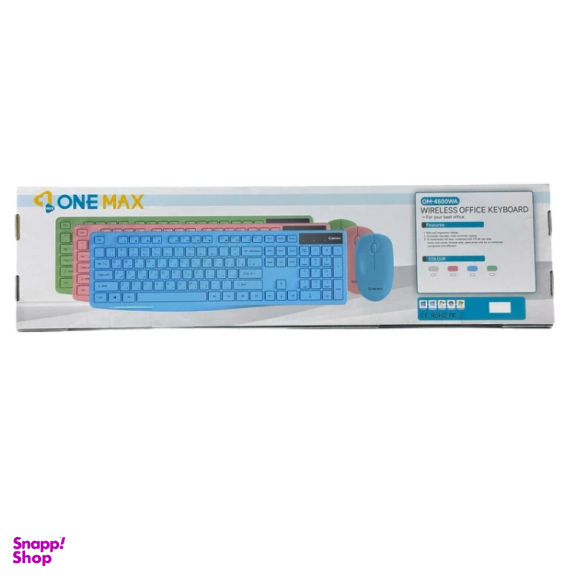 کیبورد و ماوس بی سیم وان مکس مدل OM-4500WA