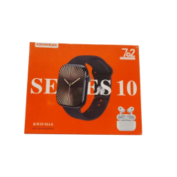 ساعت هوشمند و ایرفون بلوتوثی سری 10 کیکویر مدل KW55 MAX