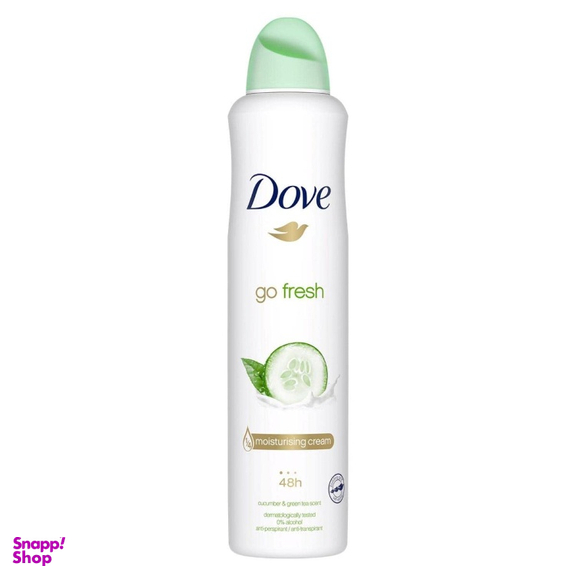 اسپری ضد تعریق داو مدل go fresh New سبز حجم 250 میلی لیتر