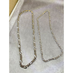 زنجیر نقره مردانه مدل پهن کد 698522