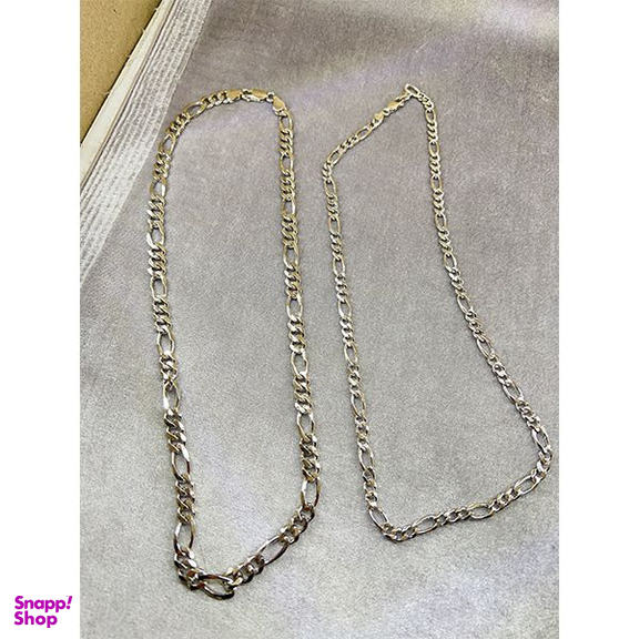 زنجیر نقره مردانه مدل پهن کد 698522