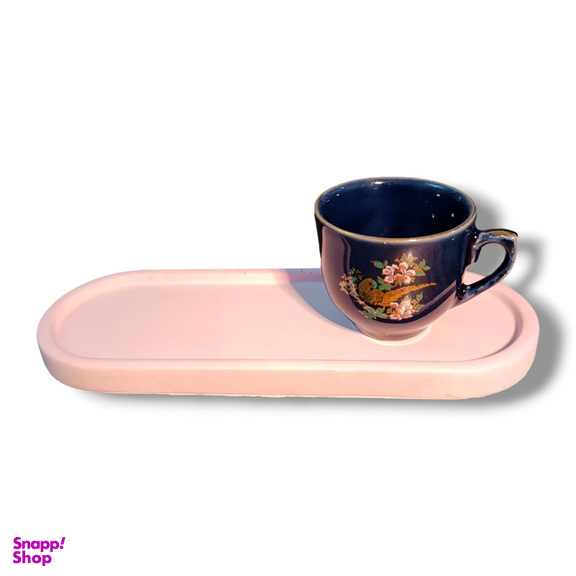 سینی سرو بتنی مدل بیضی کد AH-102