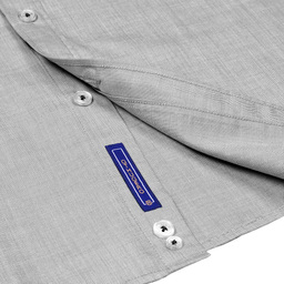 پیراهن آستین بلند مردانه جی تی هوگرو کد 10124 رنگ طوسی