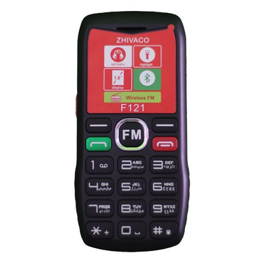 گوشی موبایل ژیواکو مدل F121 دو سیم کارت ظرفیت 32 مگابایت رم 32 مگابایت