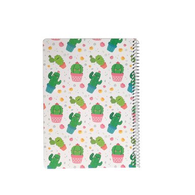 دفتر مشق 50 برگ تیج سان طرح کاکتوس