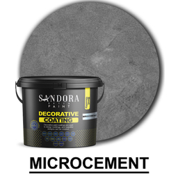 رنگ میکروسمنت سفید ساندورا کد 001 وزن 1 کیلوگرم