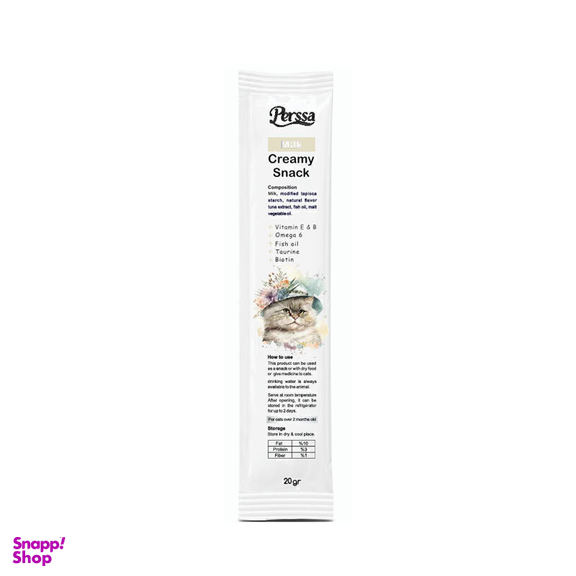 بستنی گربه پرسا مدل Mix وزن 20 گرم مجموعه 12 عددی