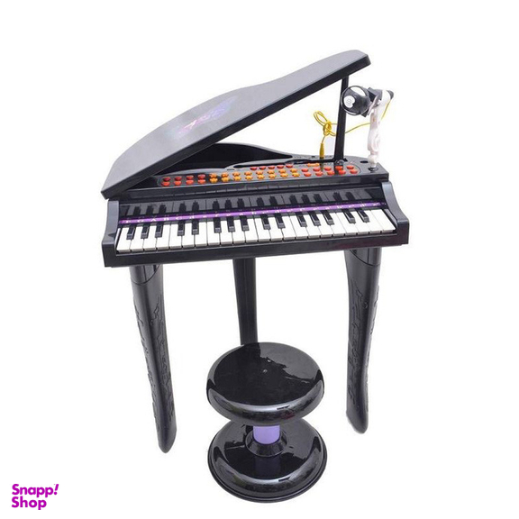 اسباب بازی موزیکال مدل پیانو پایه دار و میکروفون کد 88022