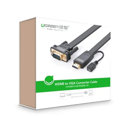 کابل تبدیل HDMI به VGA یوگرین مدل MM101 کد 30449 طول 1.5 متر