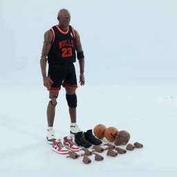 اکشن فیگور مافکس بسکتبال مایکل جردن طرح Michael Jordan Chicago Bulls Siah