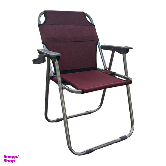 صندلی سفری تاشو مدل پلاس نه فنر به همراه جالیوانی و کیف حمل