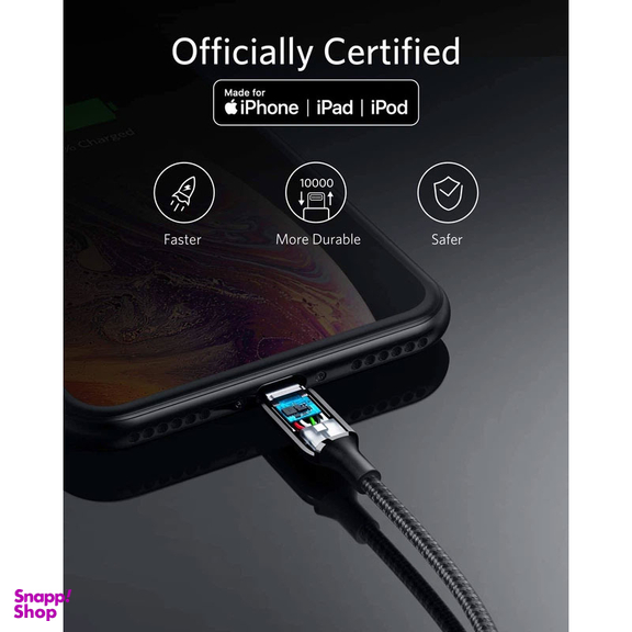 کابل تبدیل USB به لایتنینگ انکر مدل A8823 طول 1.8 متر