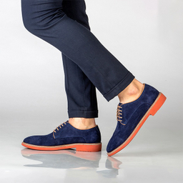 لوفر کژوال جیر مردانه پانوپا مدل اسپرت رنگ سرمه ای