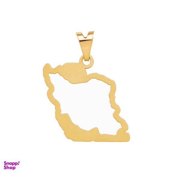 پلاک گردنبند طلا 18 عیار زنانه دیانا مدل ایران کد 95