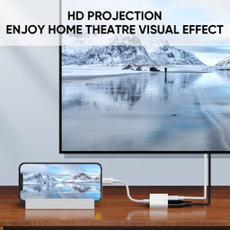 مبدل لایتنینگ به لایتنینگ / HDMI جوی روم مدل S-H141