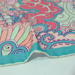 روسری زنانه آنالیا مدل ابریشم مزونی کد a-5077