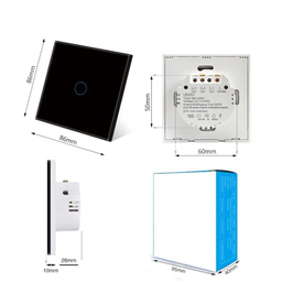 کلید تک پل لمسی مدل tirex2024