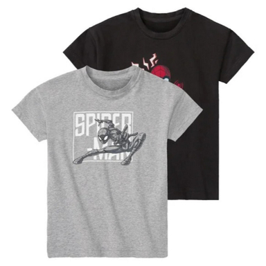 تیشرت آستین کوتاه پسرانه مارول مدل مرد عنکبوتی مجموعه دو عددی