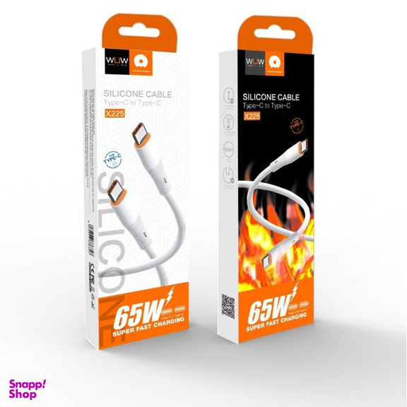 کابل Type-C دبلیو یو دبلیو مدل X225 طول 1 متر