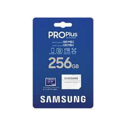کارت حافظه MicroSDXC سامسونگ مدل Samsung PRO PLUS UHS-I U3 A2 V30 ظرفیت 256 گیگابایت به همراه آداپتور