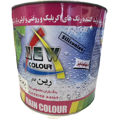 رنگ اکریلیک مخصوص نما نیوکالر مدل Rain Color وزن 10 کیلوگرم
