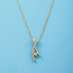 گردنبند طلا 18 عیار زنانه جواهری سون کد 2493