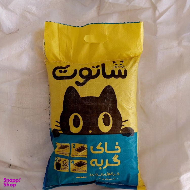 خاک گربه شاتوت مدل گرانول دانه ریز وزن ۱۰ کیلوگرم